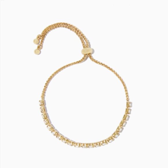 π Stunning Ettika 18k Gold Plated Adjustable Crystal Bracelet - Brand New π - Picture 13 of 14